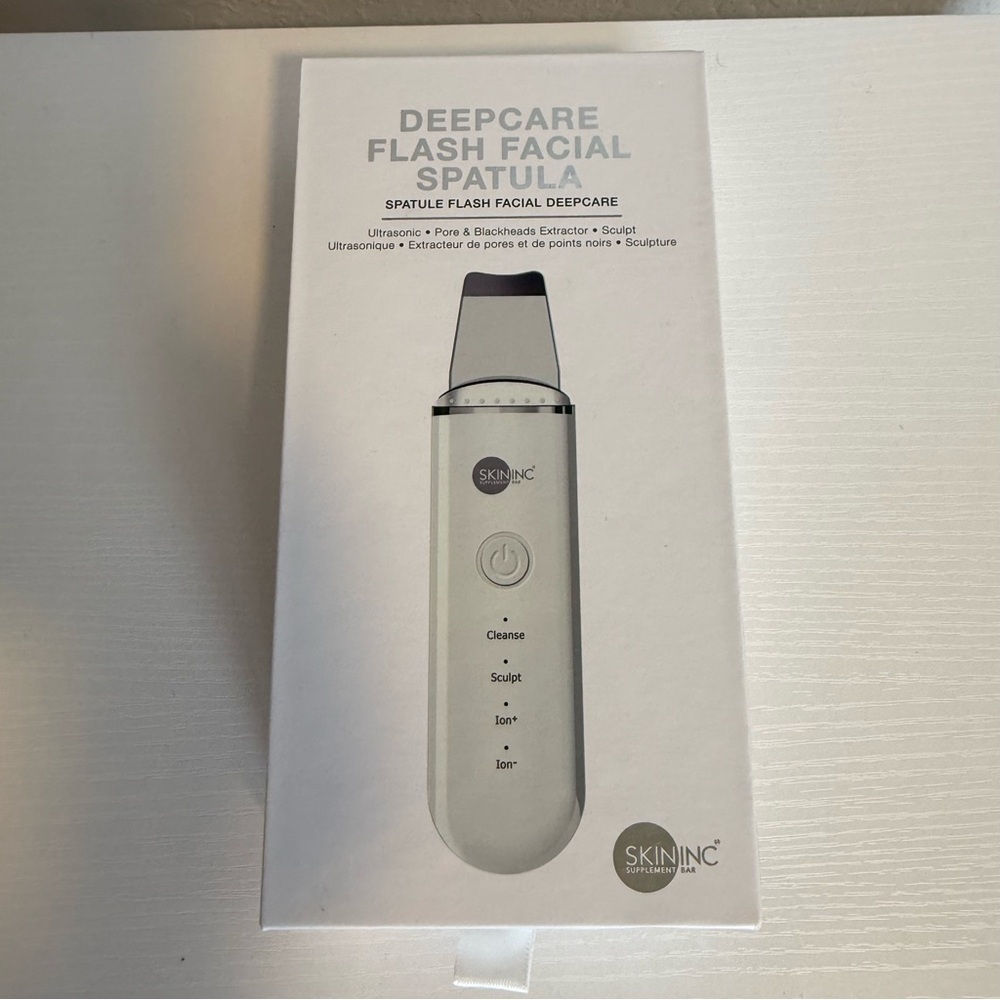 NEW NIB Skin Inc Deepcare Flash Facial Spatula